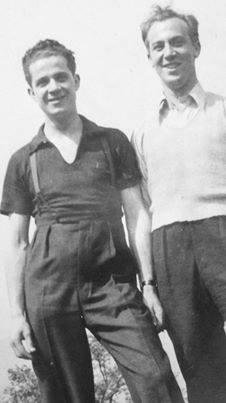 On the left is Howard Fausty. Happy Father's Day Dad!