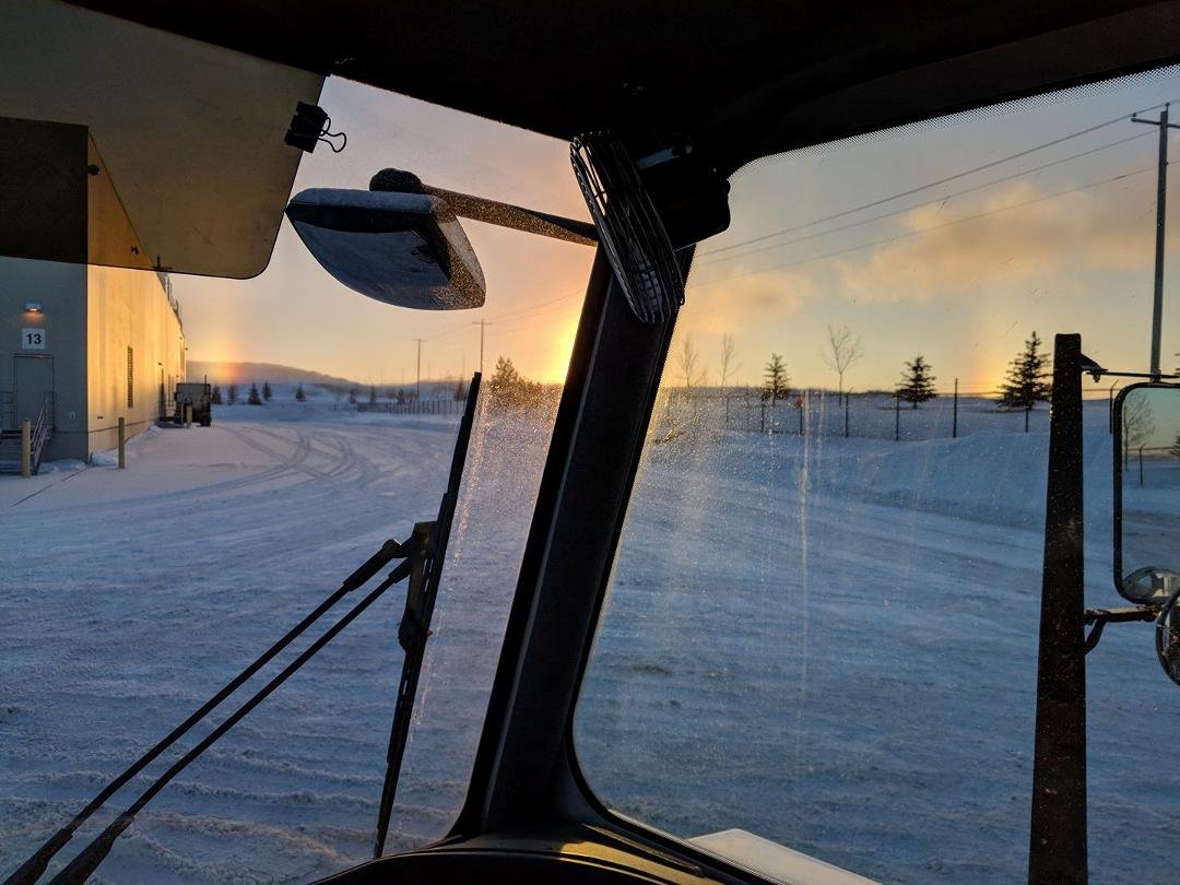 Sunrise view from my office this morning 😎