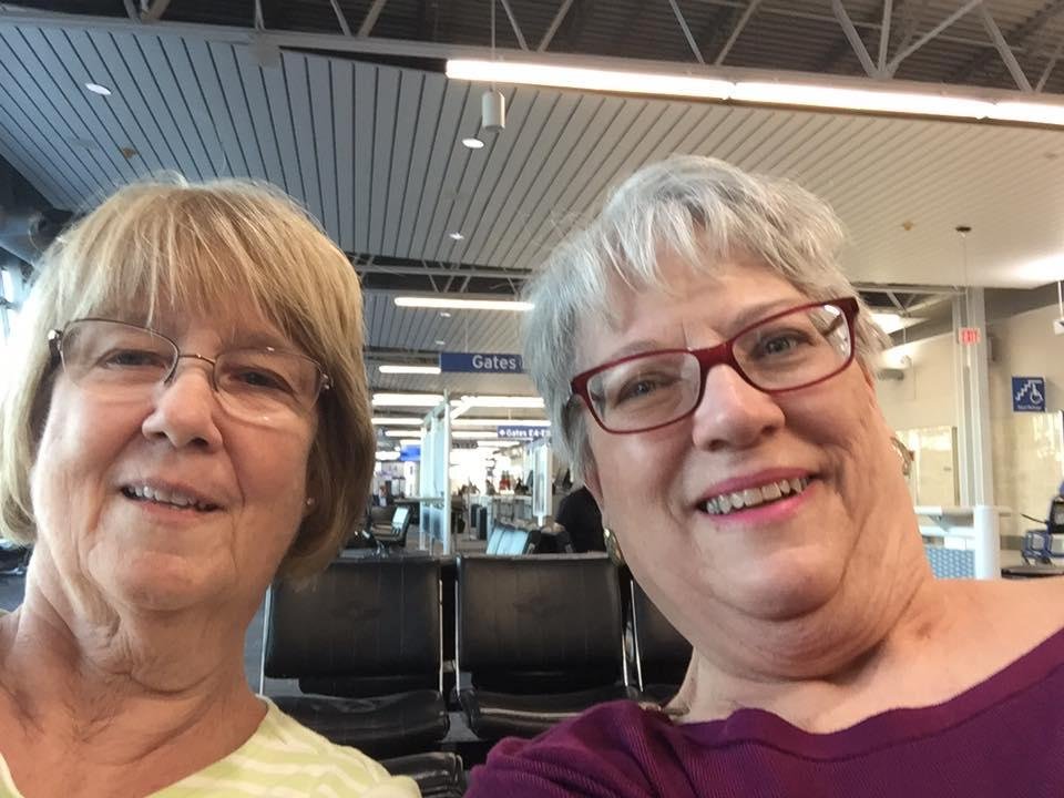 Waiting to leave for Orlando.