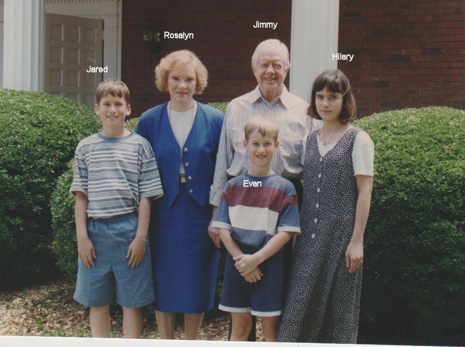 A day with the Carters...
We visited Plains, GA that day in honor of Jane's mother and father's anniversary. We attended Jimmy's Sunday School class. We ran into Rosalyn earlier in the general store and had a nice conversa