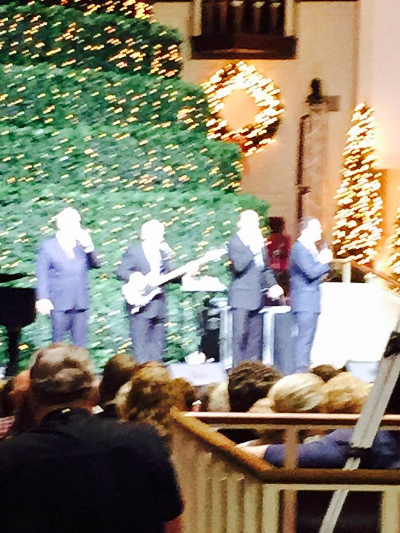 We enjoyed THE GREATER VISION concert tonight....and I wish my camera had greater vision!