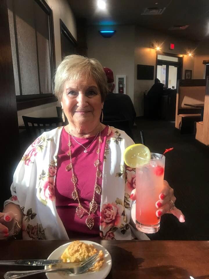 Happy birthday dinner with all the new beautiful birthday bling.