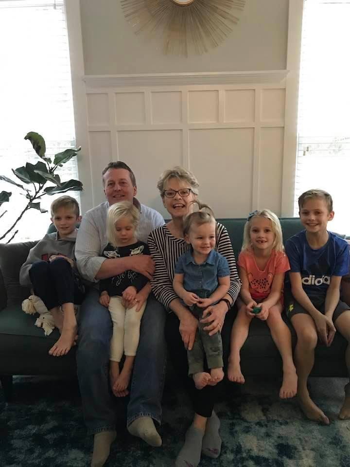 The grand kids with Jody Rogers