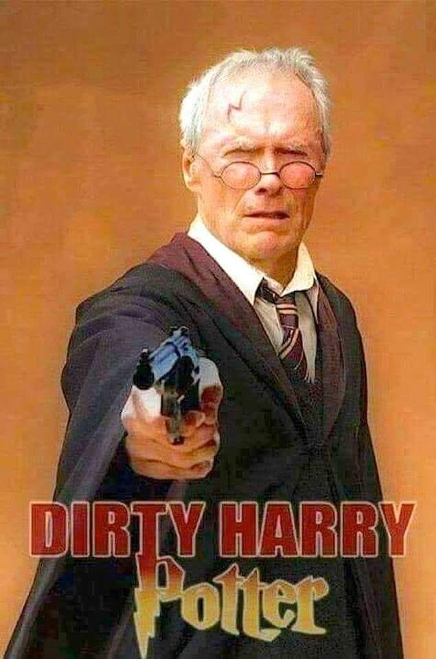 Do you feel lucky, Voldemort?...well, do you, punk!?