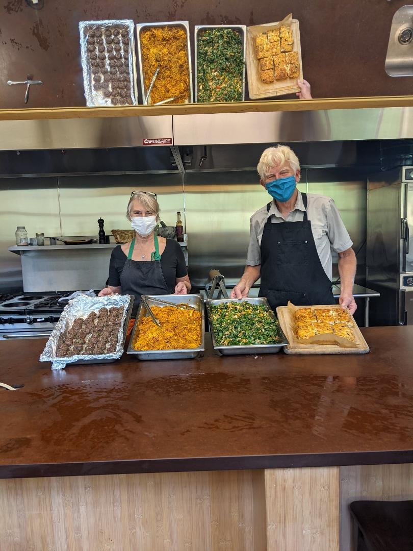Tom and I volunteer in the 21 Acres kitchen on Mondays, preparing deli foods for their market.   One day after retirement that's where you'll find us.