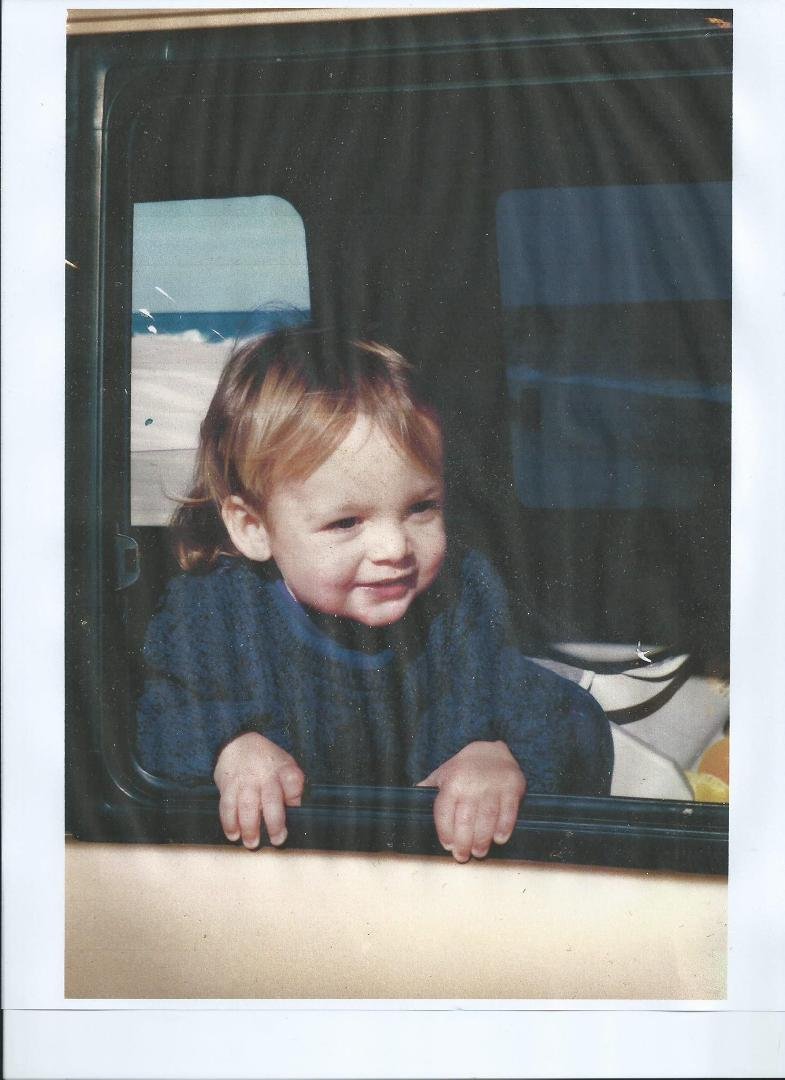Wyatt - TBT at the beach...