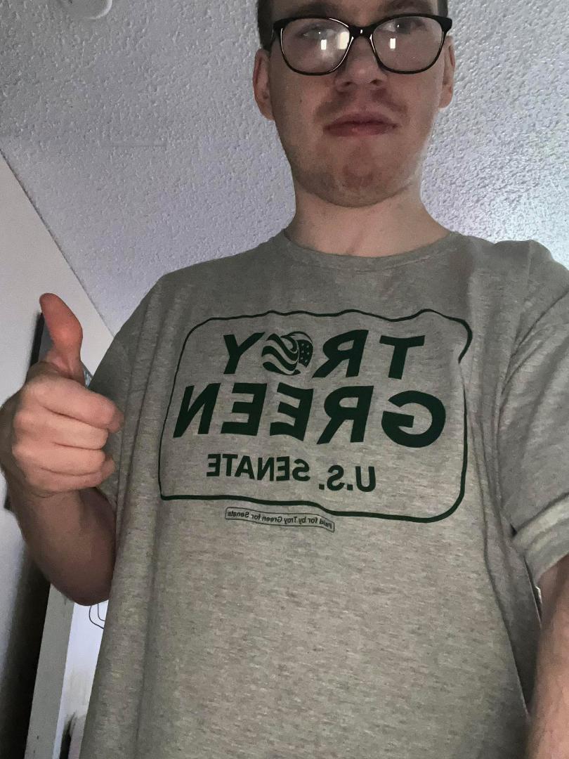 I am wear this shirt my stepdad works I am supporters  he will happy for me