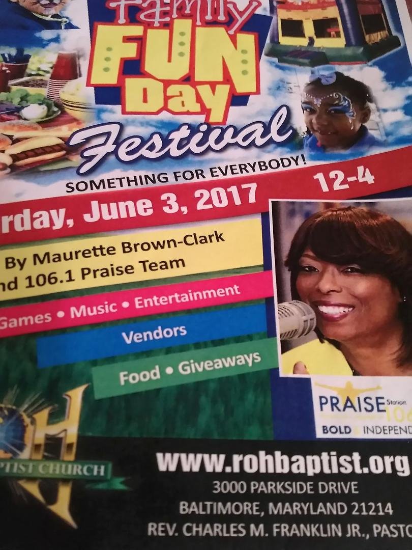Come outside Saturday and have fun