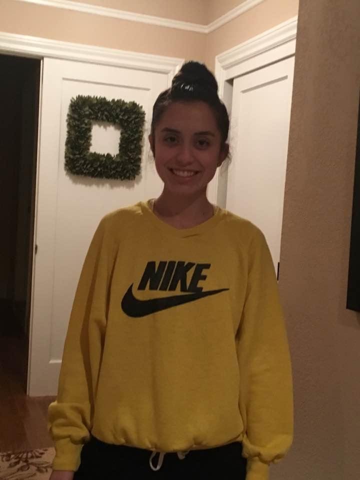 Aunt Julie gave Daniela my Mom's sweatshirt recently. It must be 30 years old and she loves it. Unfortunately, Grandma Donna passed before Daniela was born. They would have been like two peas in a pod. The damage they w