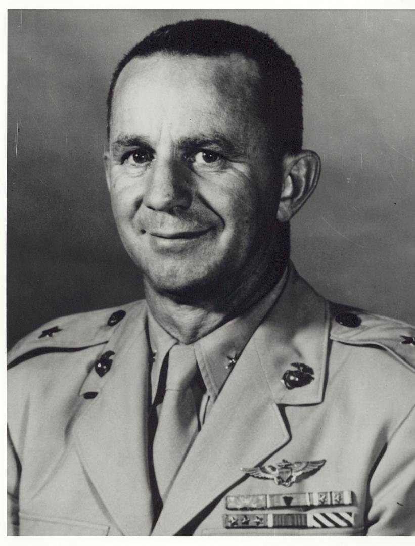 BRIGADIER GENERAL
ROBERT EDWARD GALER , USMC (DECEASED)
Medal of Honor Citation
Robert Edward Galer, a combat aviator and Medal of Honor recipient for heroism in aerial combat during the Guadalcanal campaign of World Wa