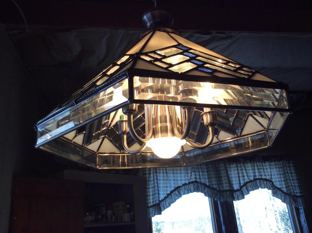 My new kitchen light. May be single but I like nice things in MY house.