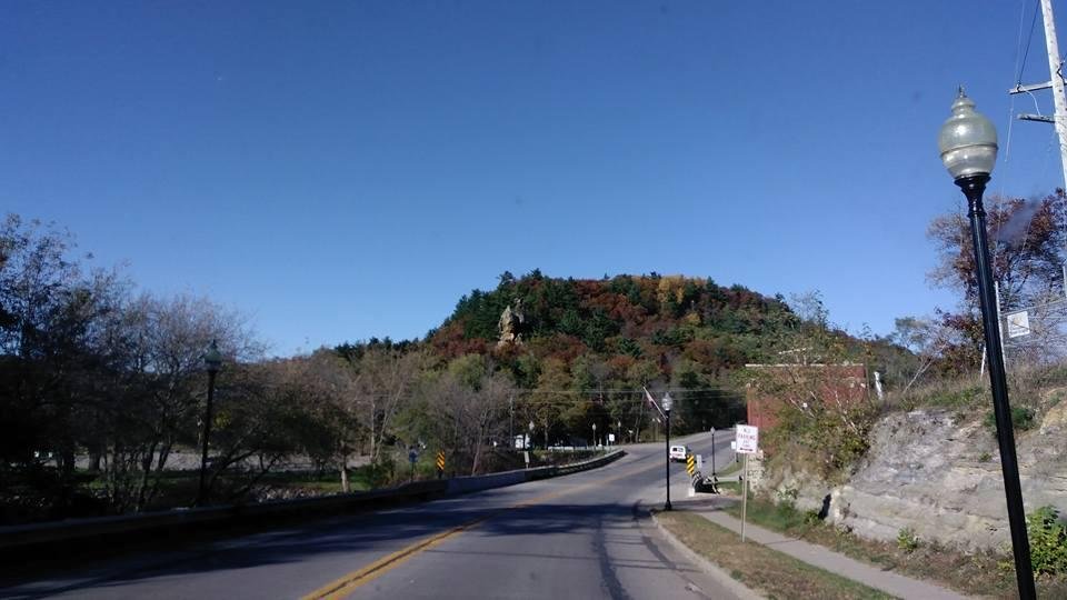 Going thru Adams Friendship looking at Rabbit Rock so beautiful