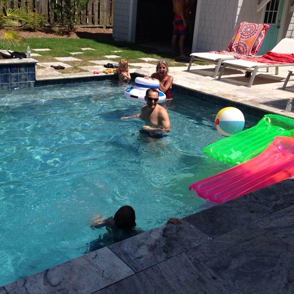 Swimming at Travis