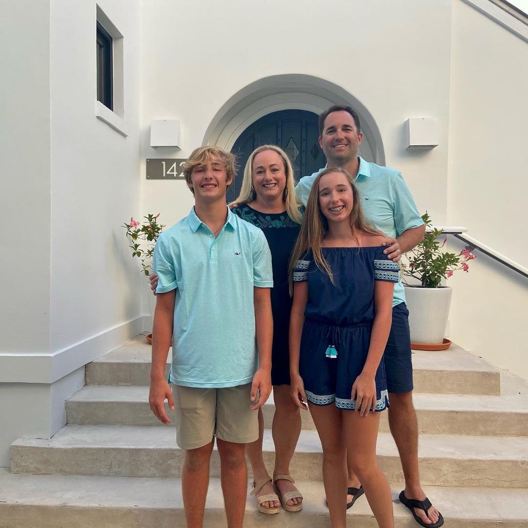 My son and his family.