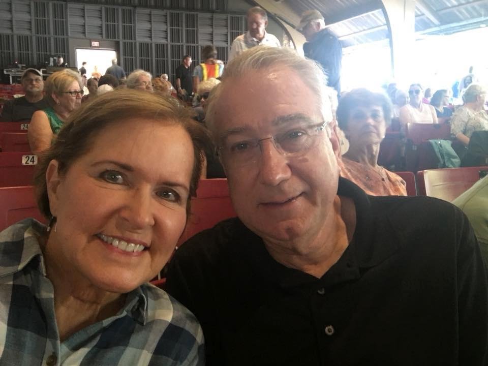 Enjoying beautiful weather and music at the Mountain Song Festival in Brevard, NC with Bob Hardwick.