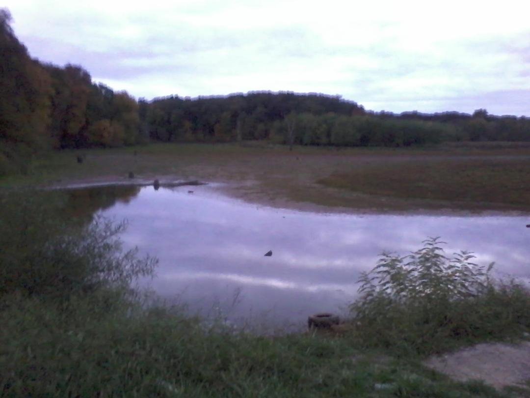Boone Lake getting dry