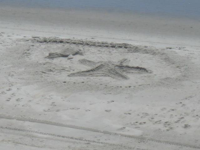 There was a sand artist who did some fantastic sand art.