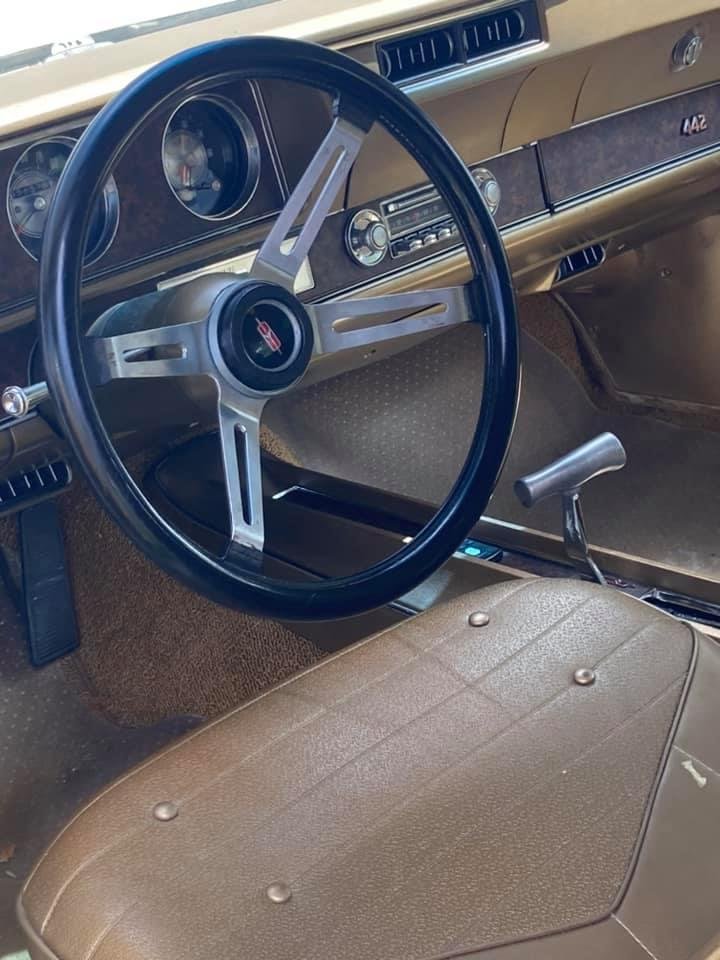The inside of my  1970 Olds-442 W30