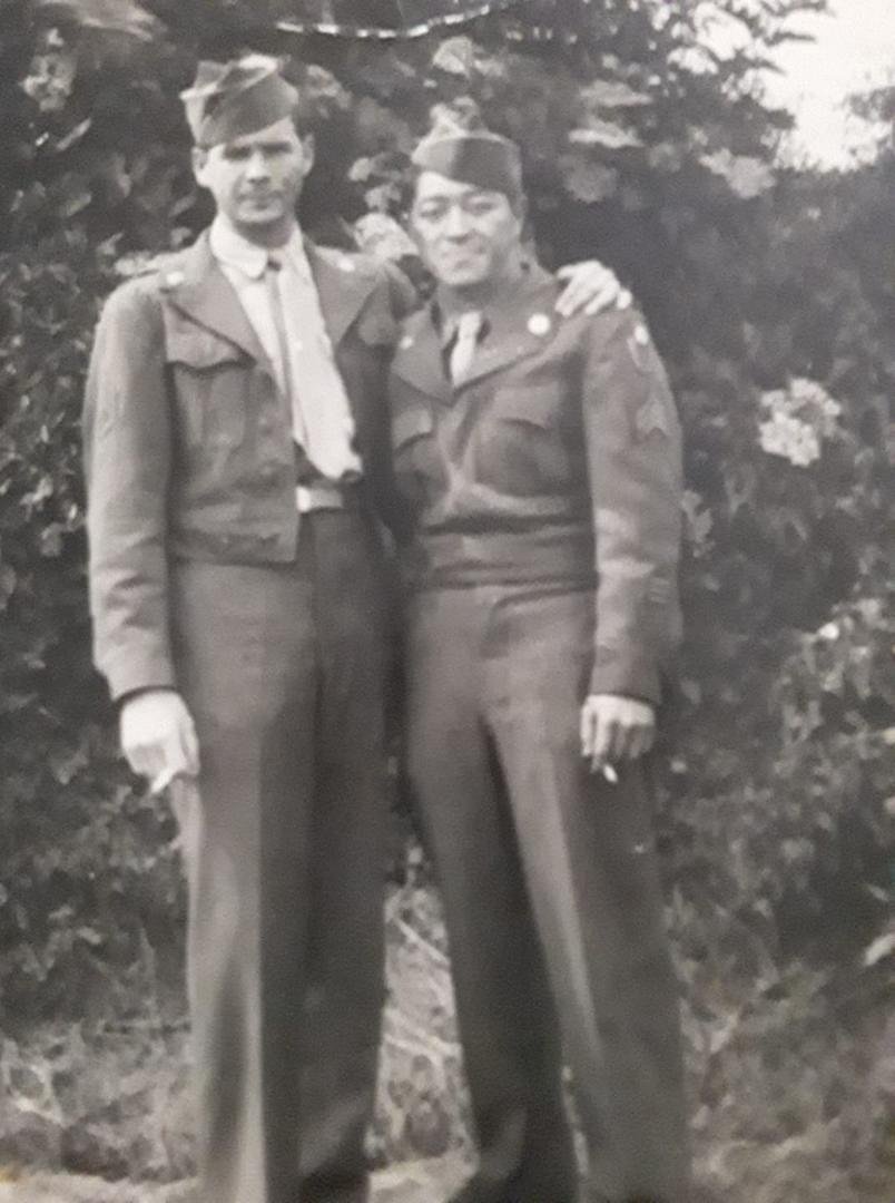 Here's daddy in WWII.