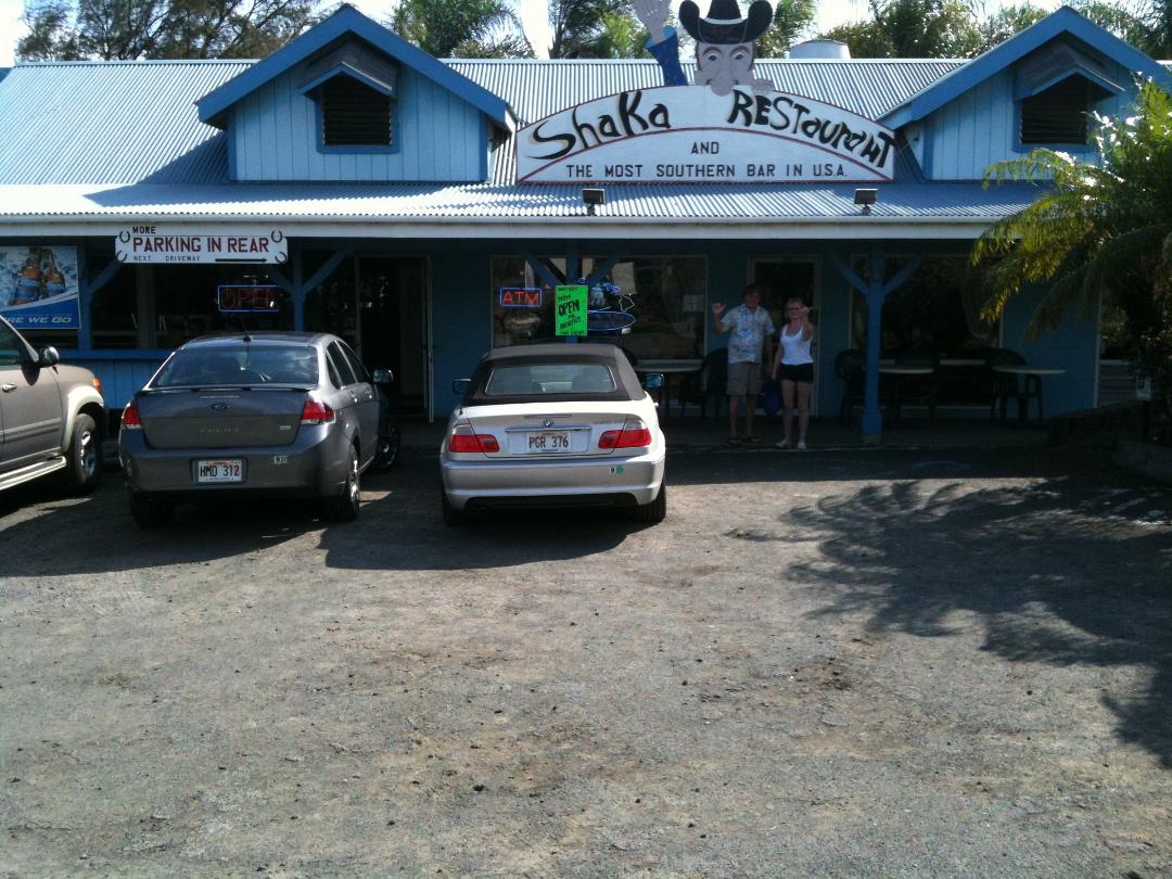 Jack & Coleen -- we had hamburgers at Shaka, the southernmost restaurant in the USA.