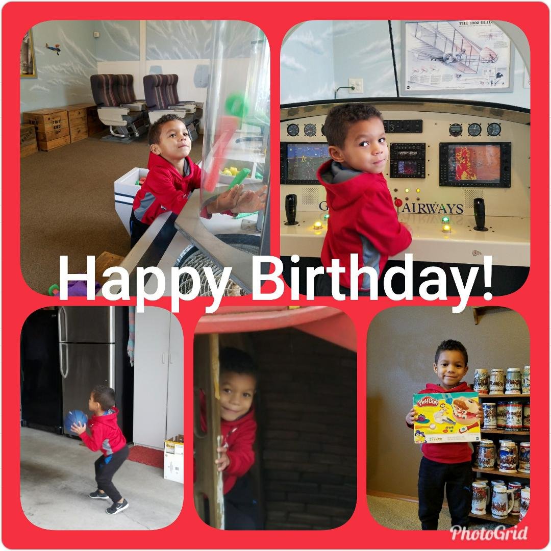 Fun 5th birthday with grandson Cruz at Gilbert House children's Museum and a little basketball with grandpa in the garage.