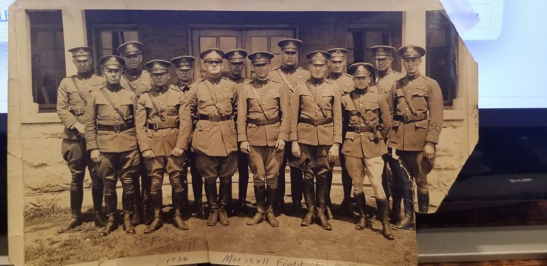 Fred second from left first row.