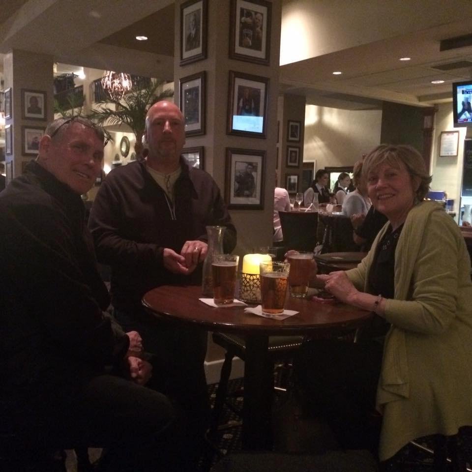 Had some great Irish grub at the Red Stag in McCarthy's Pub, now enjoying some after dinner brews.