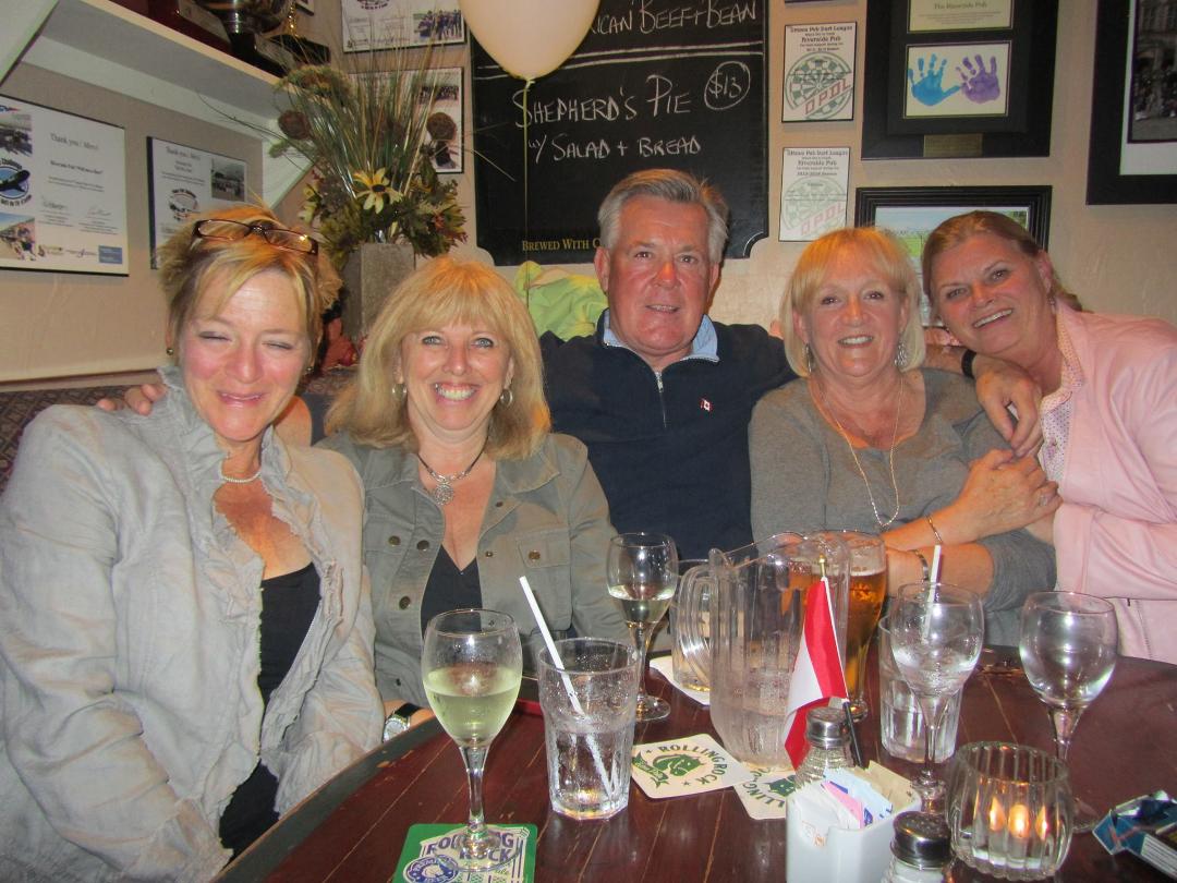 Riverside Pub celebrates new Canadian patron!