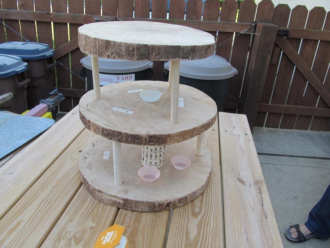 Checking the pieces and spacing before doing any finishing.