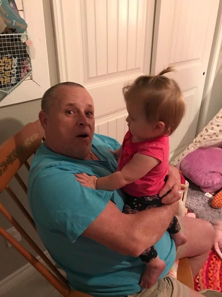 Yep just hanging out with my granddaughter!!!
