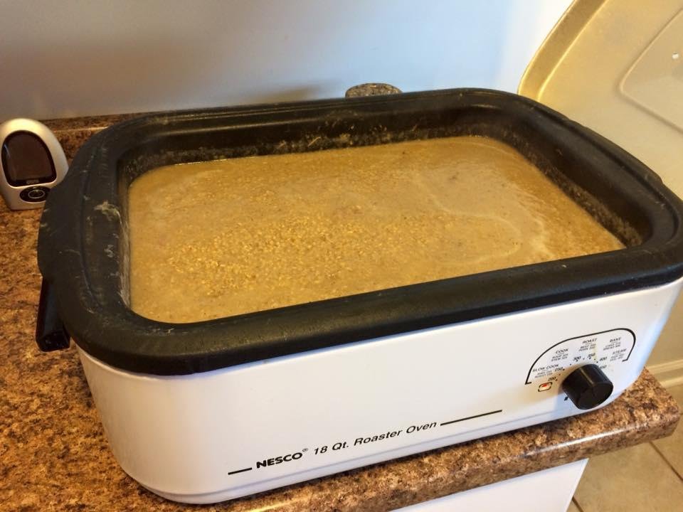 Geotta. Tyler. Bryce. And I are making our Christmas geotta. The tradition goes on.