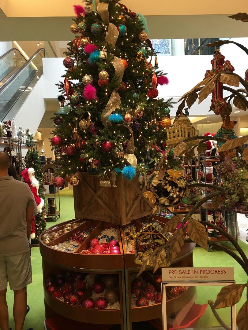 So Christmas season is upon us, at least at Neiman Marcus at Tysons Corner