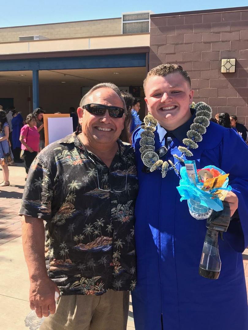 My awesome and precious grand son's graduation from Dana dolphins, of to high school he goes, I just love and adore all nine of my Angels