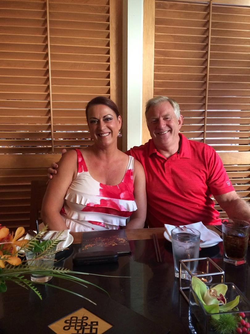 Happy Anniversary to 2 very special People that I love to the moon and back.