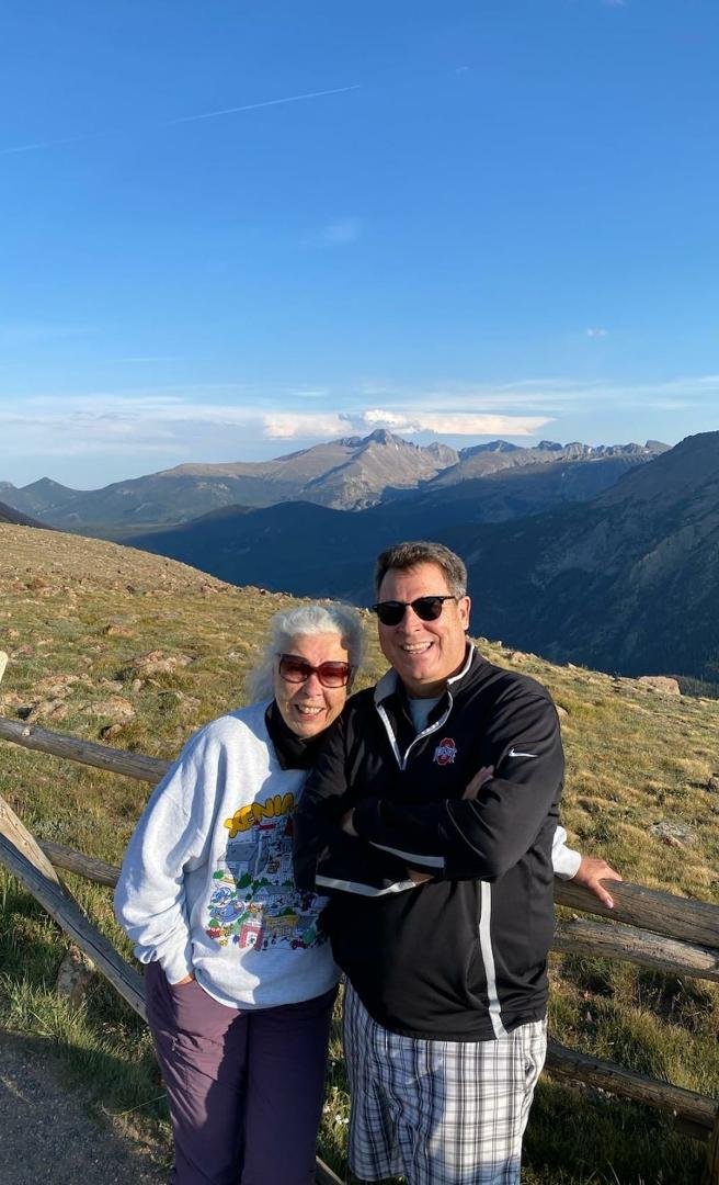 Me and my baby bro on Trail Ridge Road, Colorado Rockies.