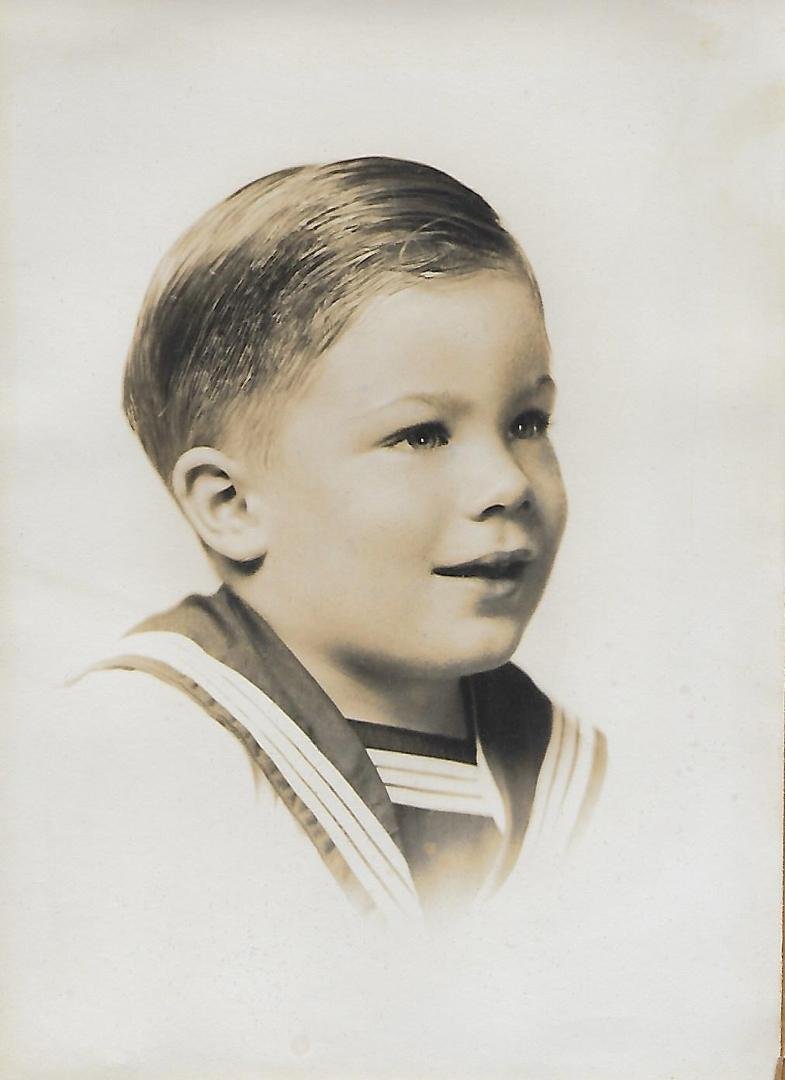 I was destined to be a sailor at an early age.
