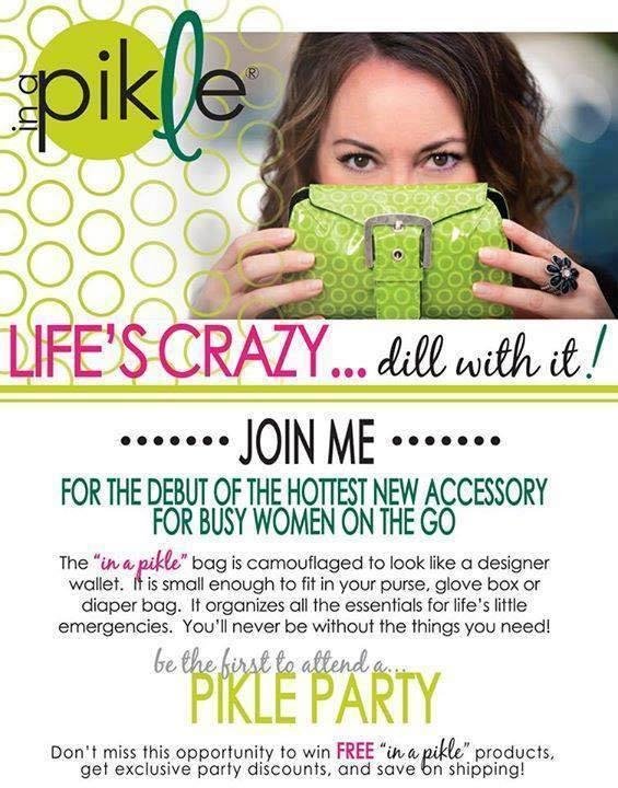 This invite is for my facebook party starting Monday. Hope you all come once you get your invite. You will love Pikle as much as I do.