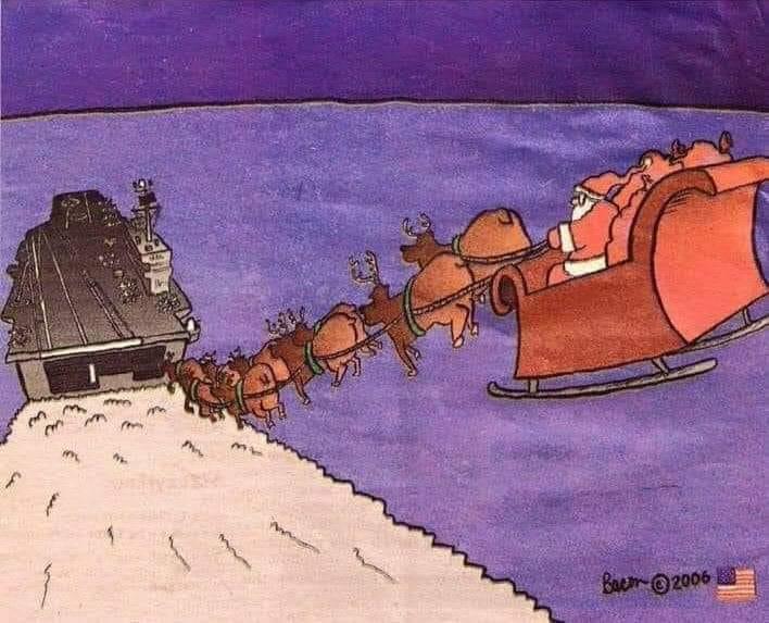 Merry Christmas to my Navy Brothers and Sisters.