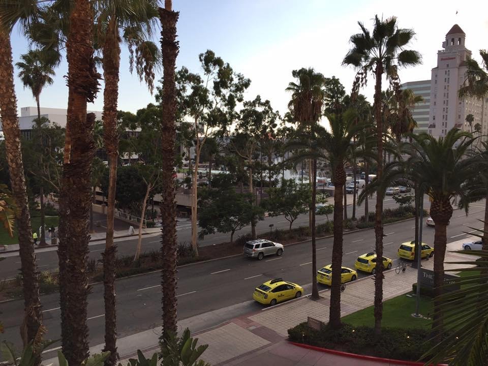 The view from the 3rd floor here at the Westin Long Beach.  What a gorgeous day!