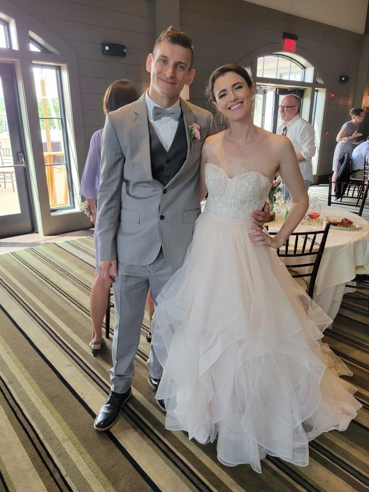 My beautiful niece and her handsome groom