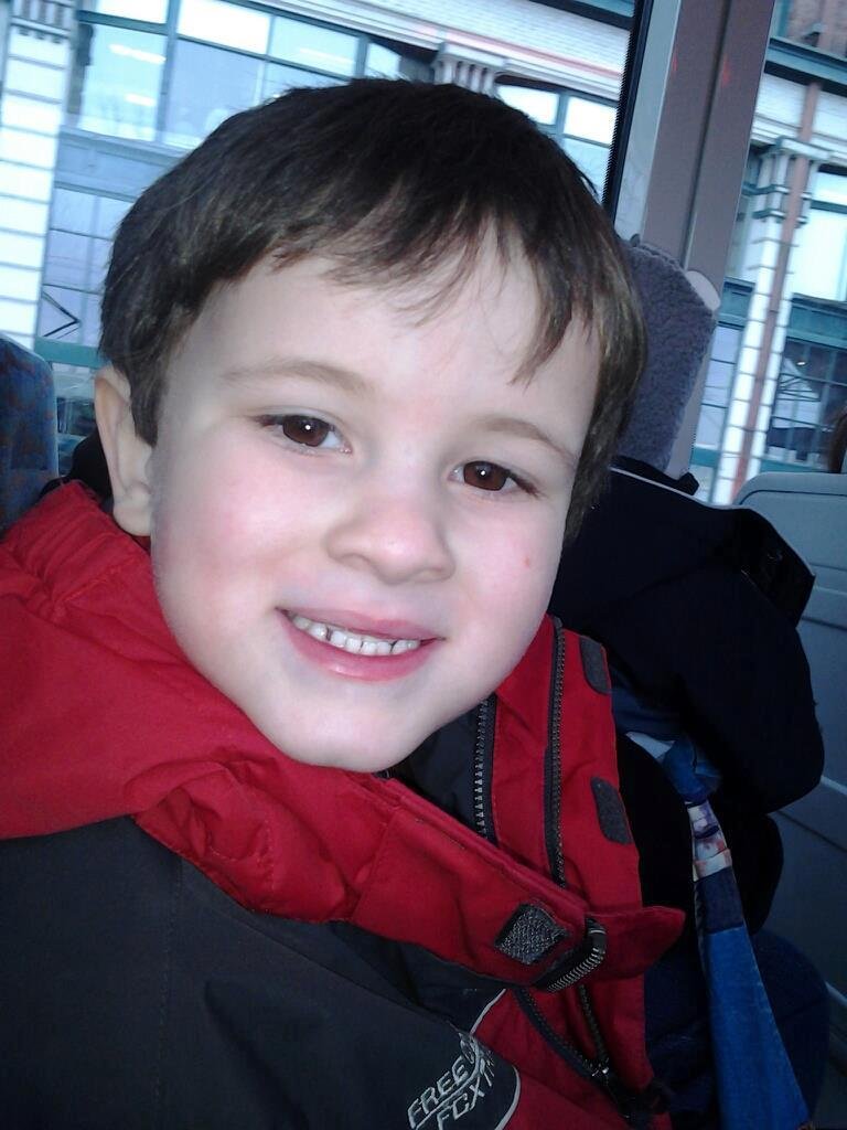 On the light rail on our way to the Tacoma Children's Museum