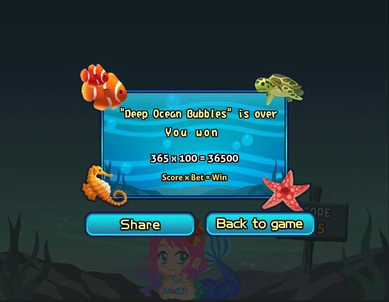 Bud Dausener played the "Ocean Bubbles" Bonus and won 36,500 coins in Let's Vegas! Come to join now!