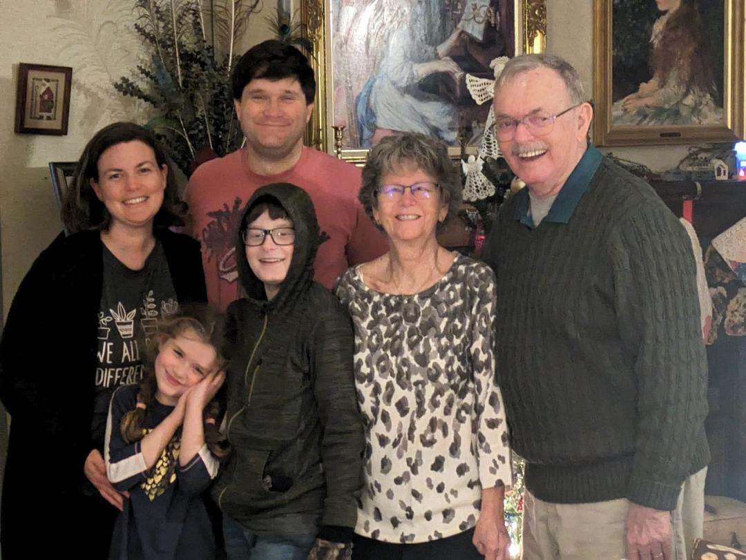 All of us in a family picture today!