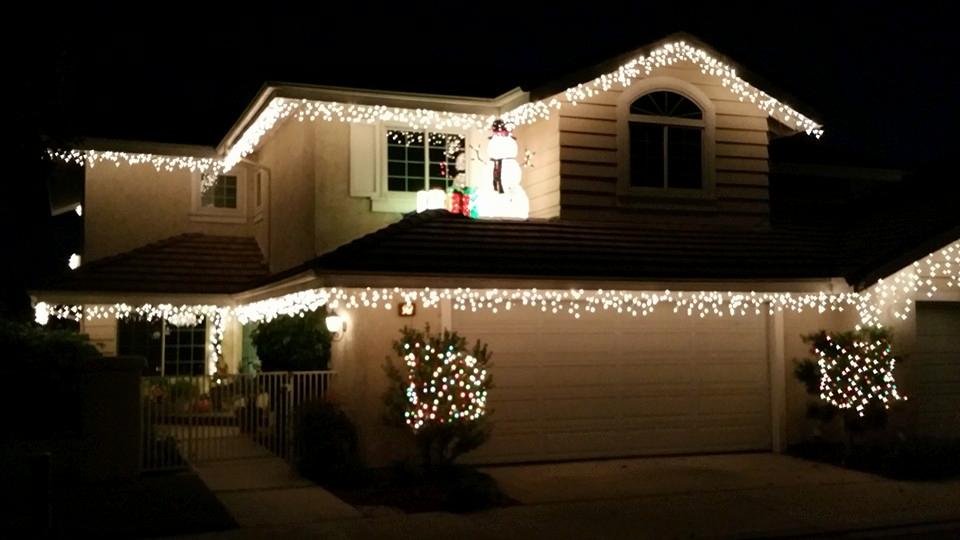 Our home during the Holidays. MERRY CHRISTMAS to all and to all a good night.