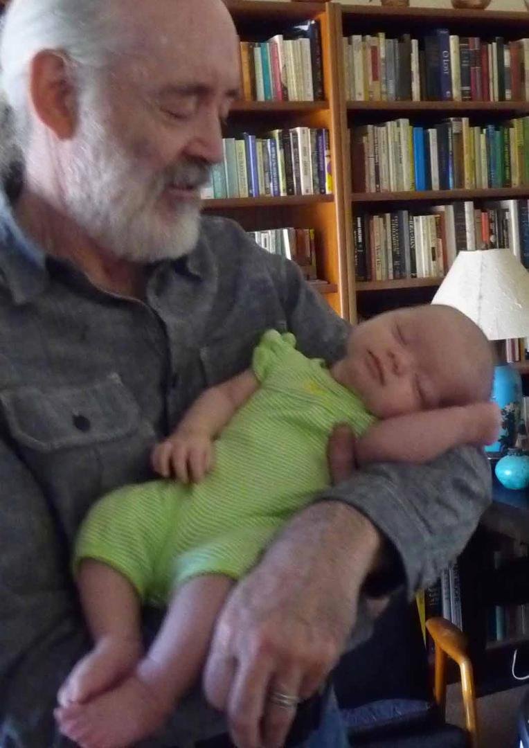 I've been enjoying my new identity as a Grandfather. As you can see in this picture with Lily (who's a month old in this picture), I have some success at the core skill of calming a crying baby.
