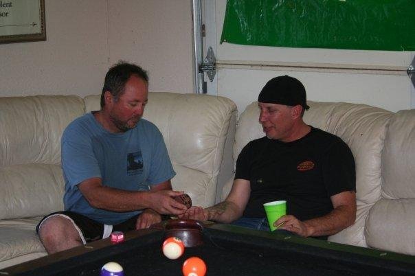 Kurt and I ... card trickin'