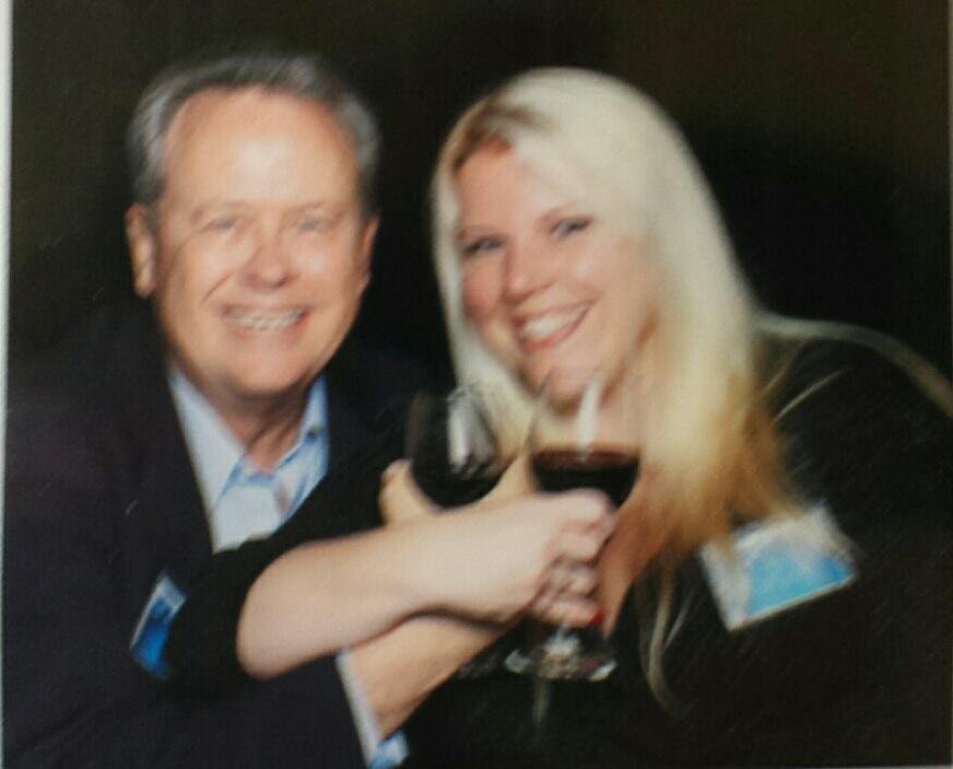 Kelly Wallace Senior Sales Manager for the Metlife program with me at TZ Insurance Christmas party.