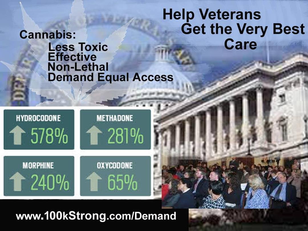 Don't give up now!
We must fully engage our leaders on this issue or they are content to give us the status quo. The Veteran's Health Administration is giving poison to our brothers and sisters-in-arms. According to a 2013