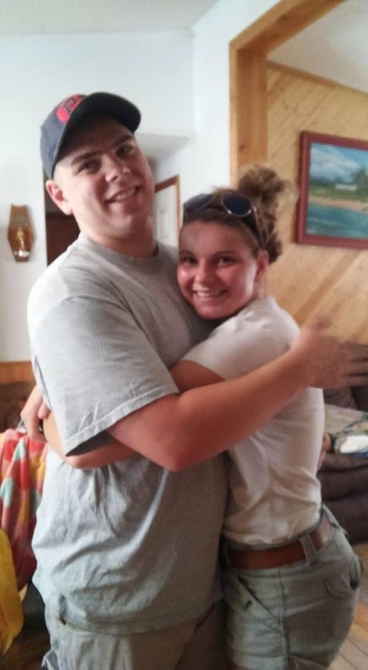Last hug before going to cobleskill!!