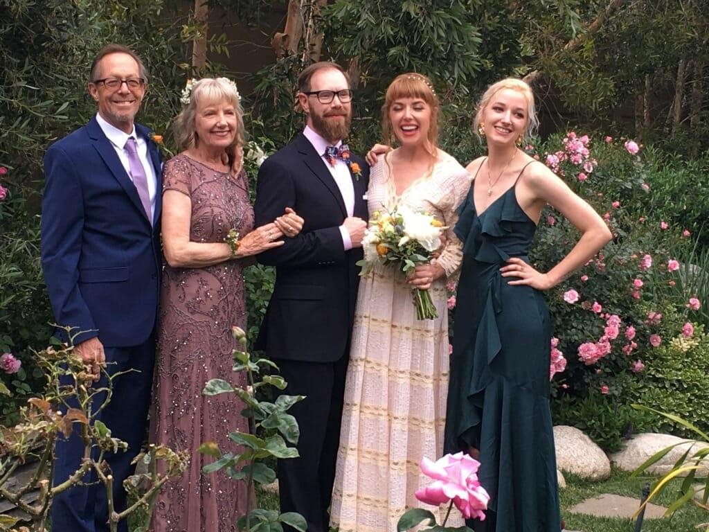 My son Seth"s new wife,Monica with her parents Rick and Nancy and sister Allison.